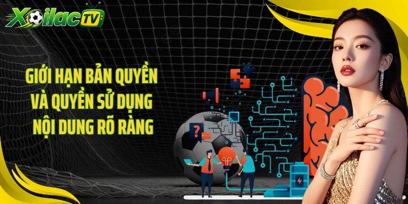 Giới hạn bản quyền và quyền sử dụng nội dung rõ ràng