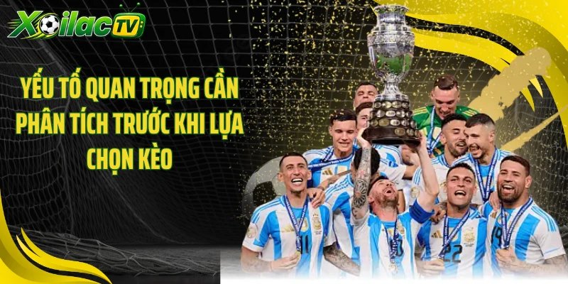 Yếu tố quan trọng cần phân tích trước khi lựa chọn kèo